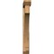 Ekena Millwork Imperial Slat Rough Sawn Bracket w/ Offset Brace, Western Red Cedar, 6"W x 42"D x 48"H BKT0604X42X48IMP06RWR - alternate 3